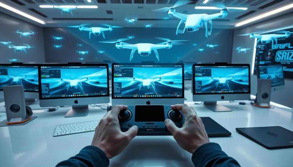 SRIZFLY drone simulator performance comparison on Mac