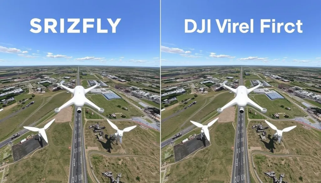 DJI Virtual Flight vs SRIZFLY