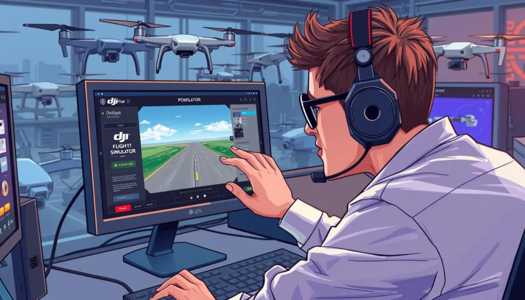 DJI flight simulator