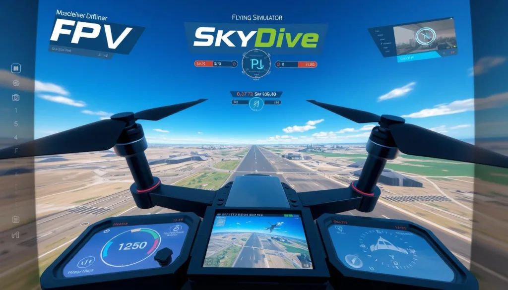 FPV SkyDive drone simulator download