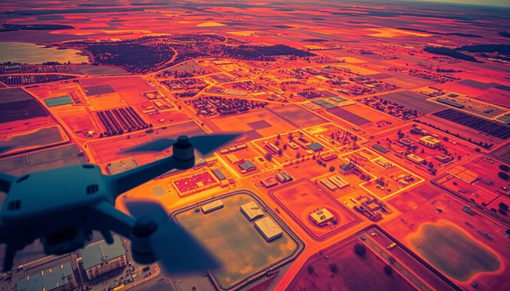 Imagerie thermique par drone avec SRIZFLY
