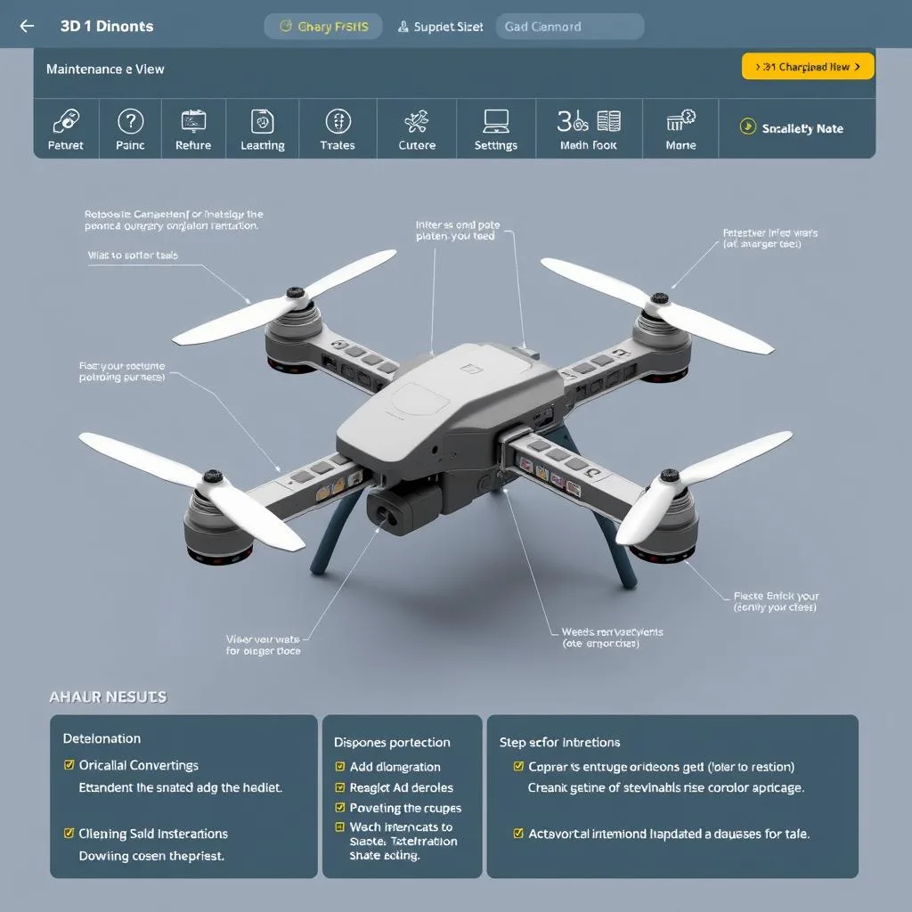 Maintenance simulation module in UAV simulator