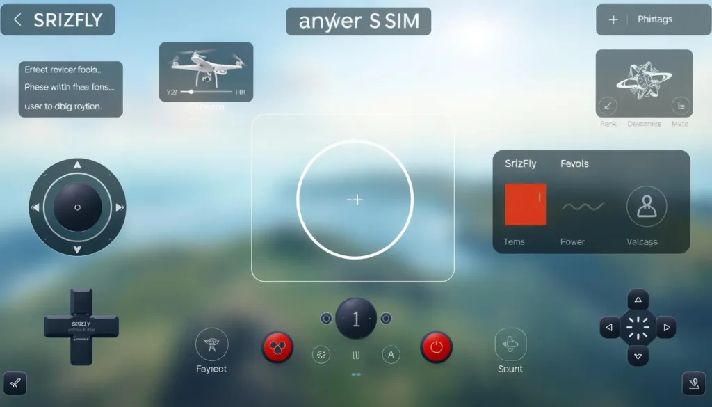 SRIZFLY UAV simulator features
