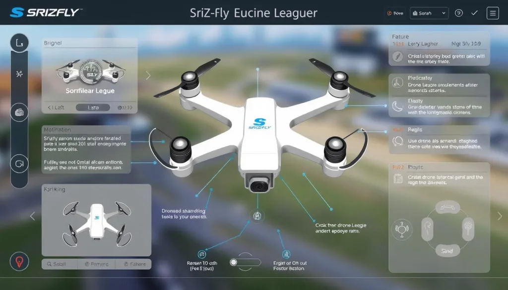 SRIZFLY drone simulator features