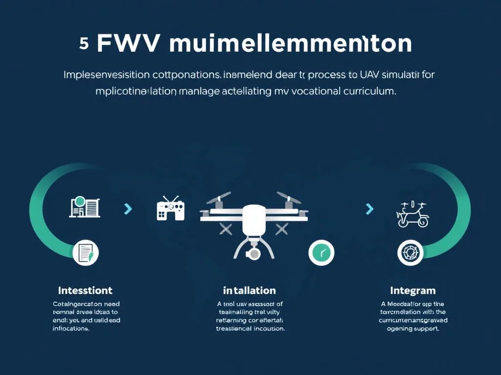 Step-by-step implementation process for UAV simulator Step-by-step implementation process for UAV simulator
