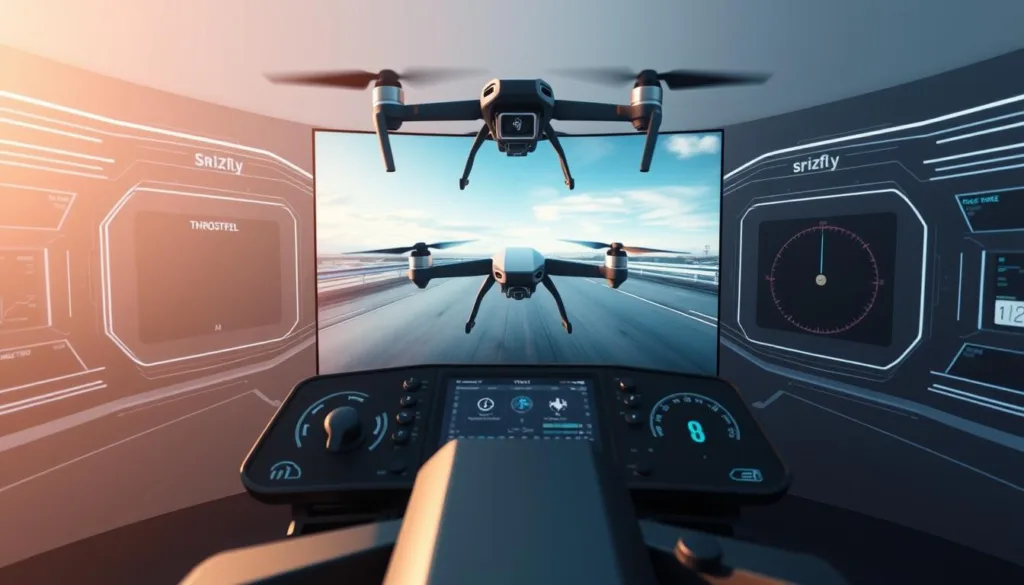 características del simulador de vuelo para drones dji