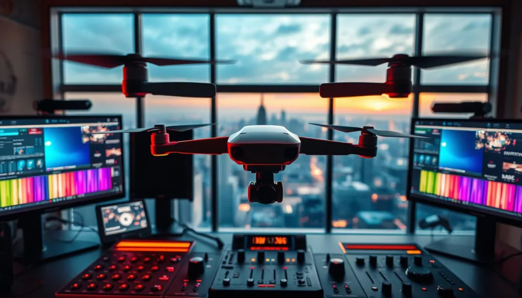 drone color grading workflow