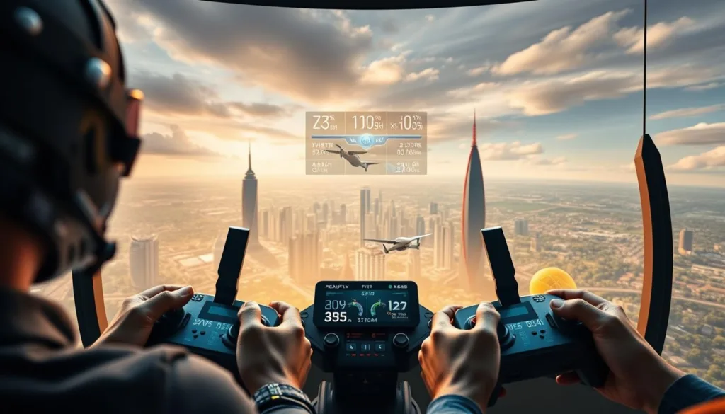 drone control simulator multiplayer features