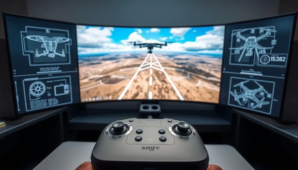 drone flight simulator features