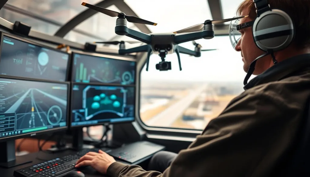 drone pilot license training simulator