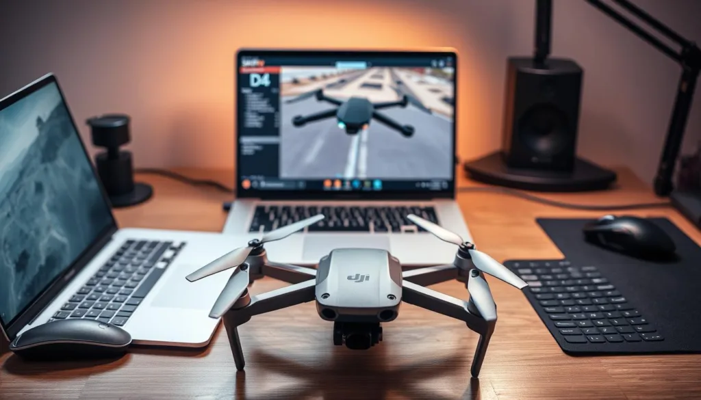 drone simulation setup