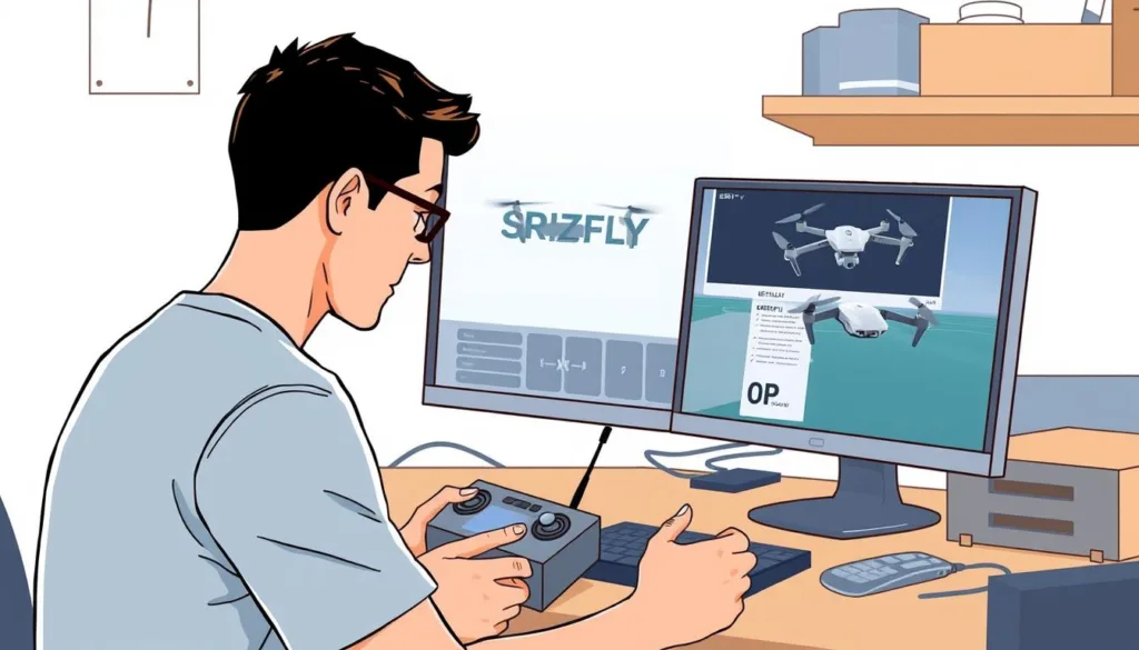 drone simulator controller setup
