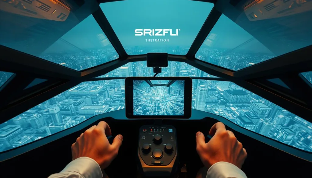 drone vision system simulation