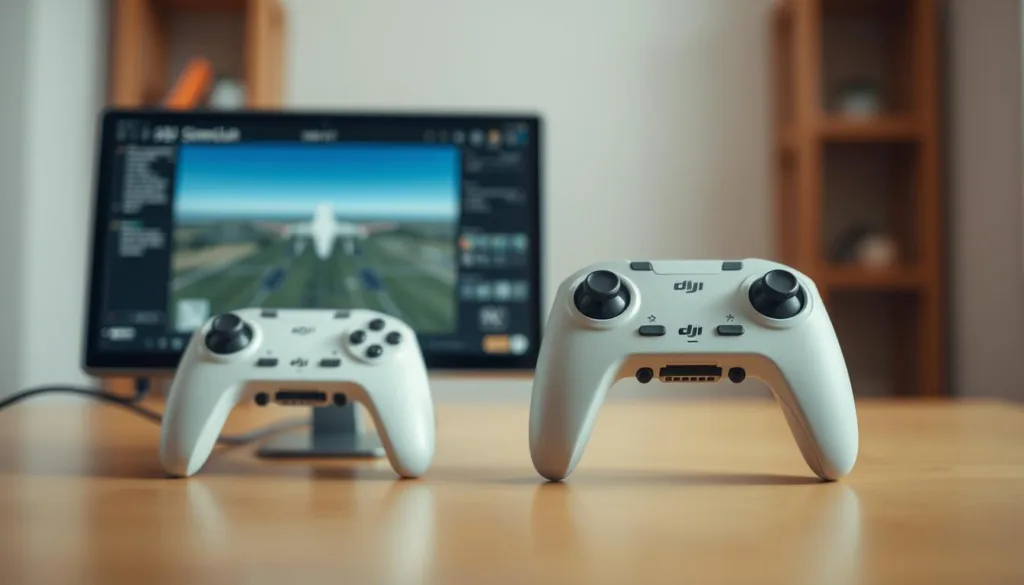 how to connect dji mini 2 controller to simulator