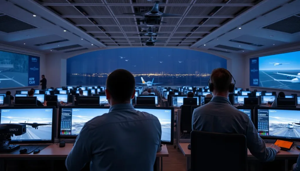 modern aviation systems simulation training