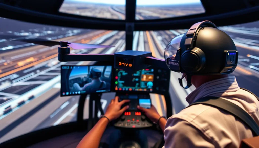 what is a flight sim drone
