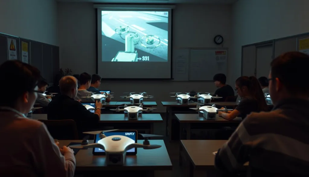 Drone Training Simulation in Vocational Schools