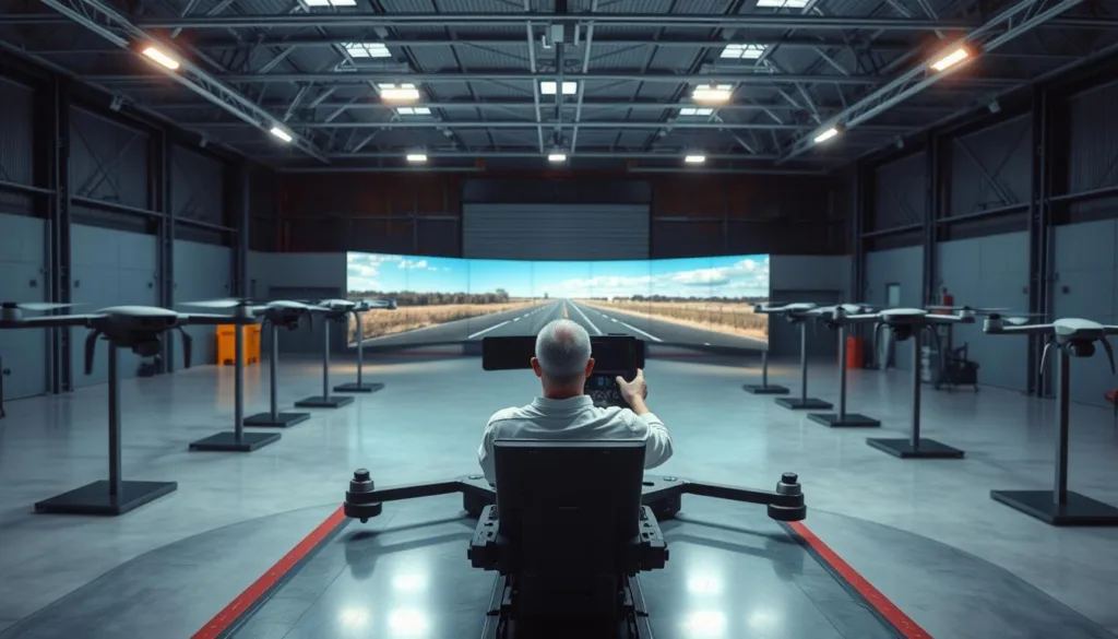 Drone flight simulator