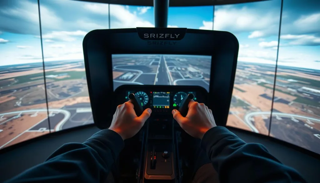 Drone flight simulator training
