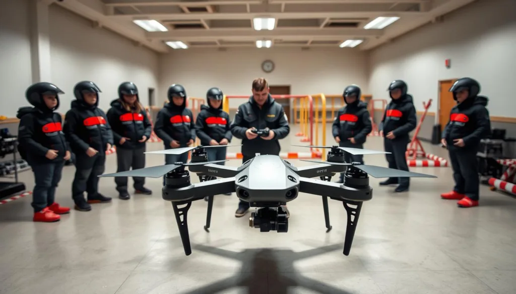FPV drone training for students