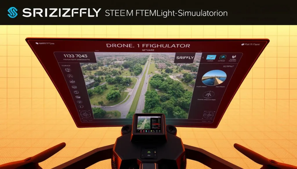 STEM Drone Flight Simulation Software Interface