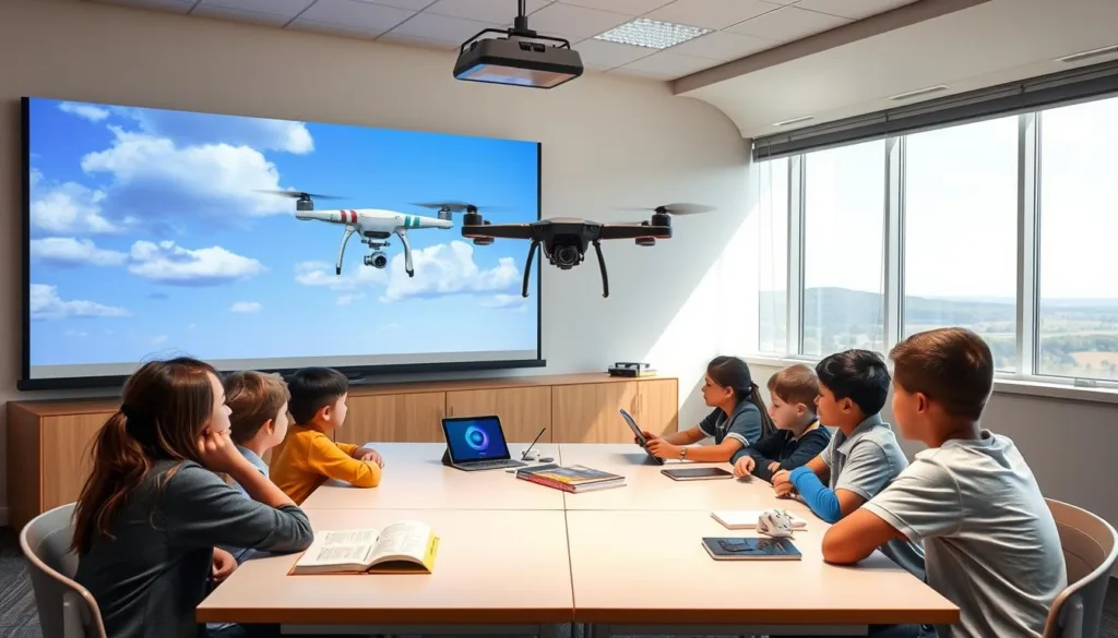 STEM drone flight simulation software