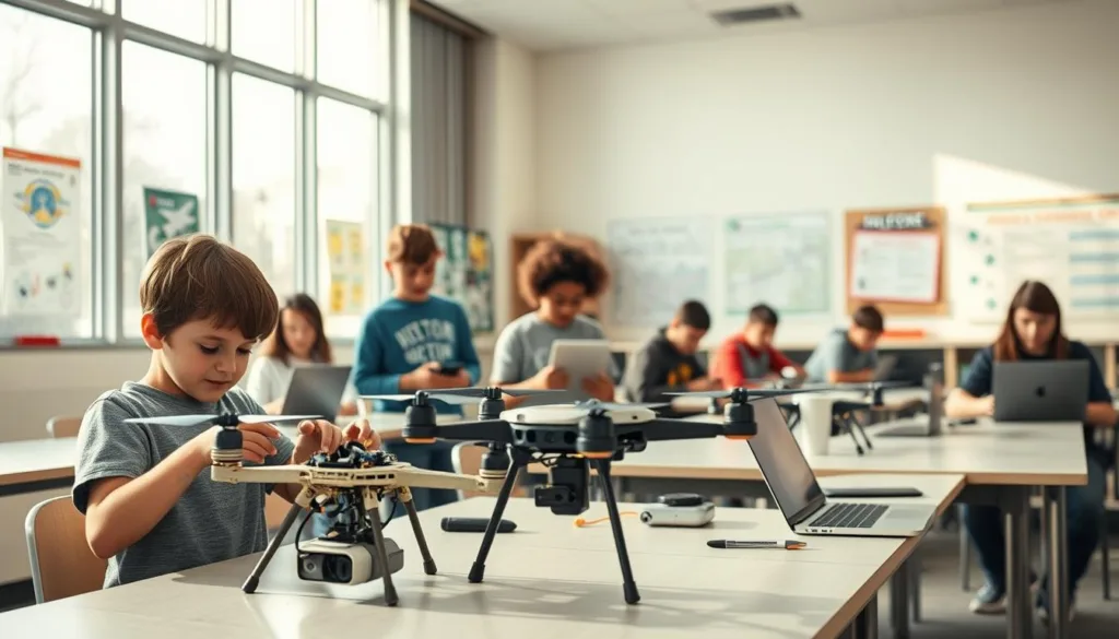 UAV high school classes