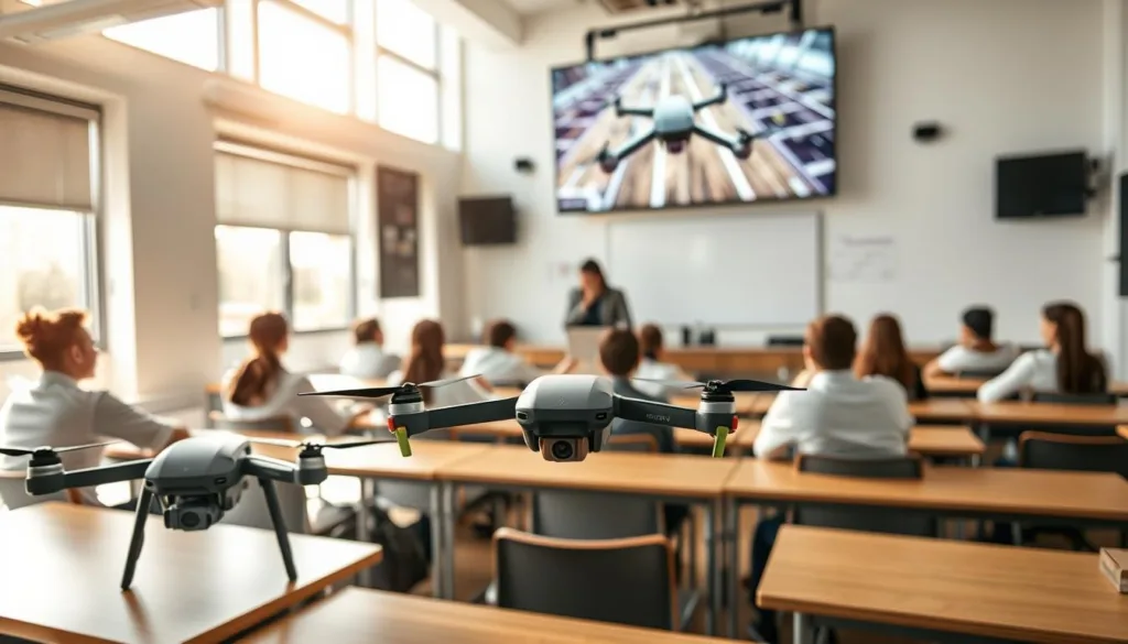 classroom drone simulator for vocational education