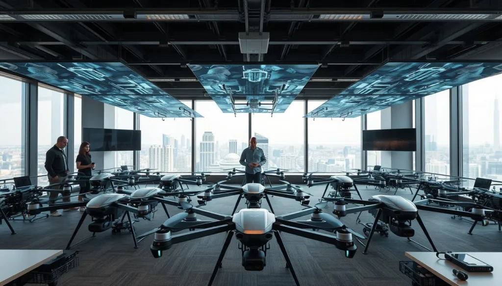 classroom drone training systems with flight simulation integration