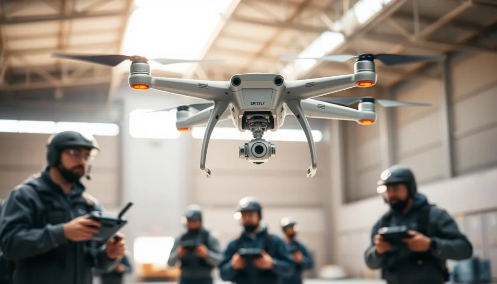 drone safety in training environments