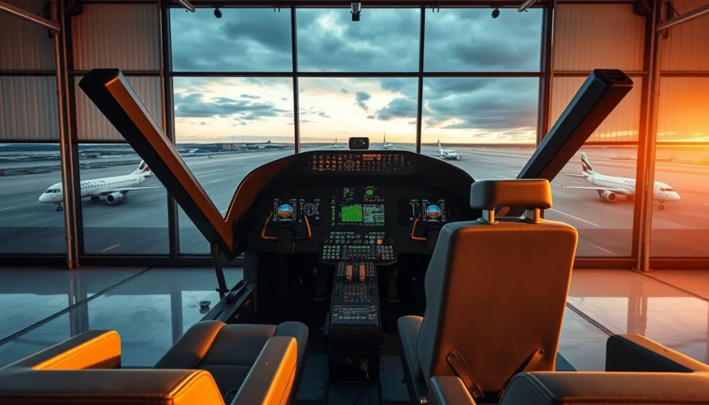 features of aviation training simulators