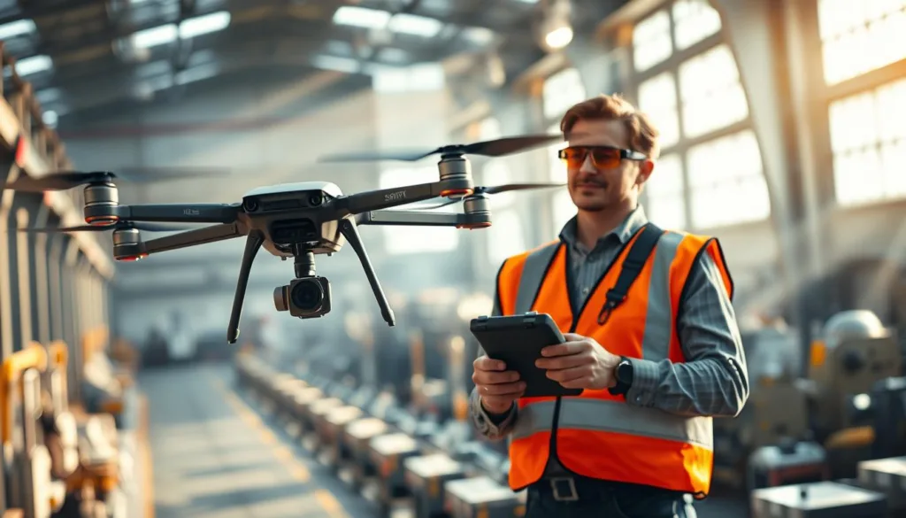 industrial drone piloting