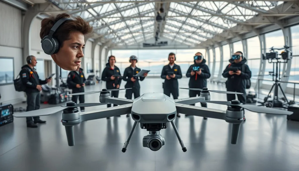 multi-user drone training platform