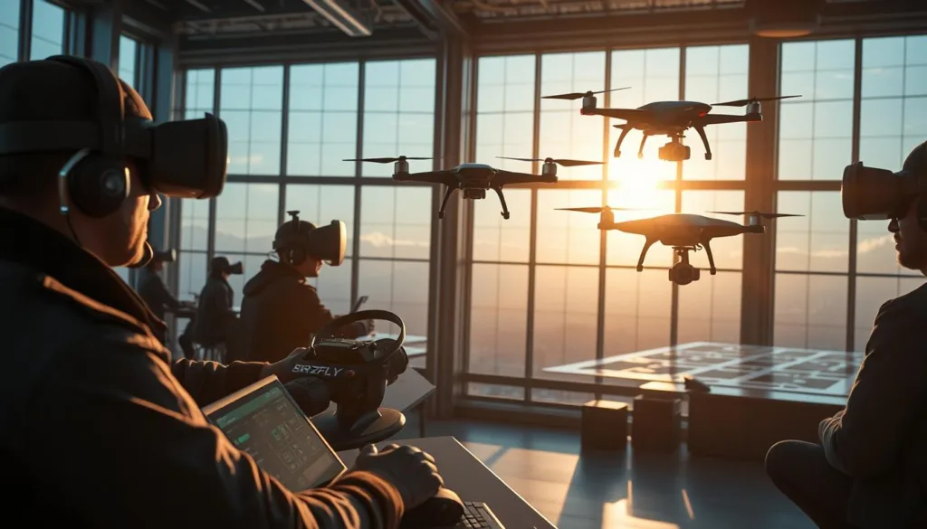 professional drone flight simulator for institutions