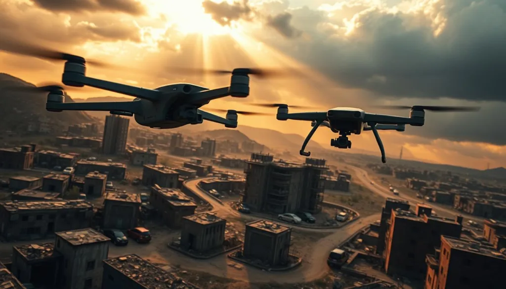 realistic drone combat simulation
