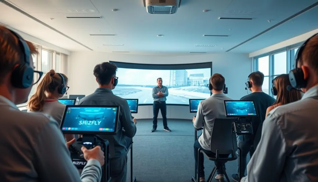 training efficiency in drone training systems