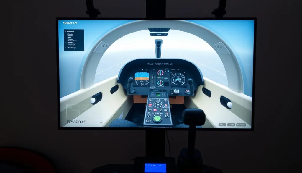 user-friendly interface for flight training software