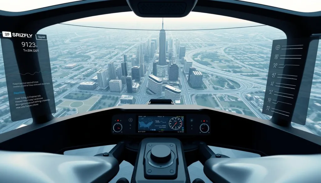 virtual flight training interface