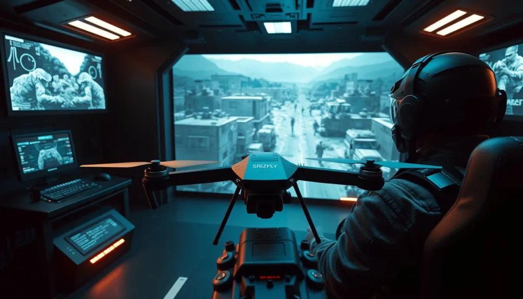 FPV drone simulator for tactical operations