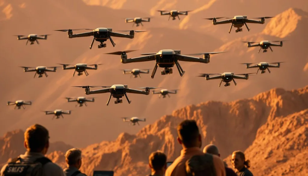 drone swarm coordination training