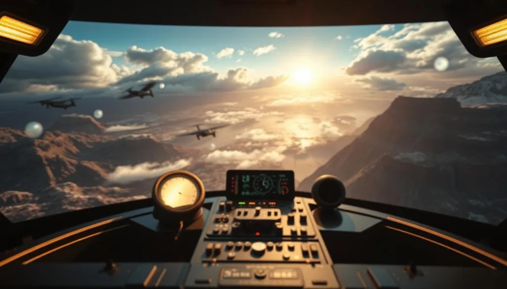 key features of military simulator