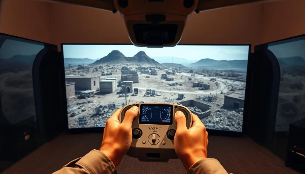 military drone simulator for combat training
