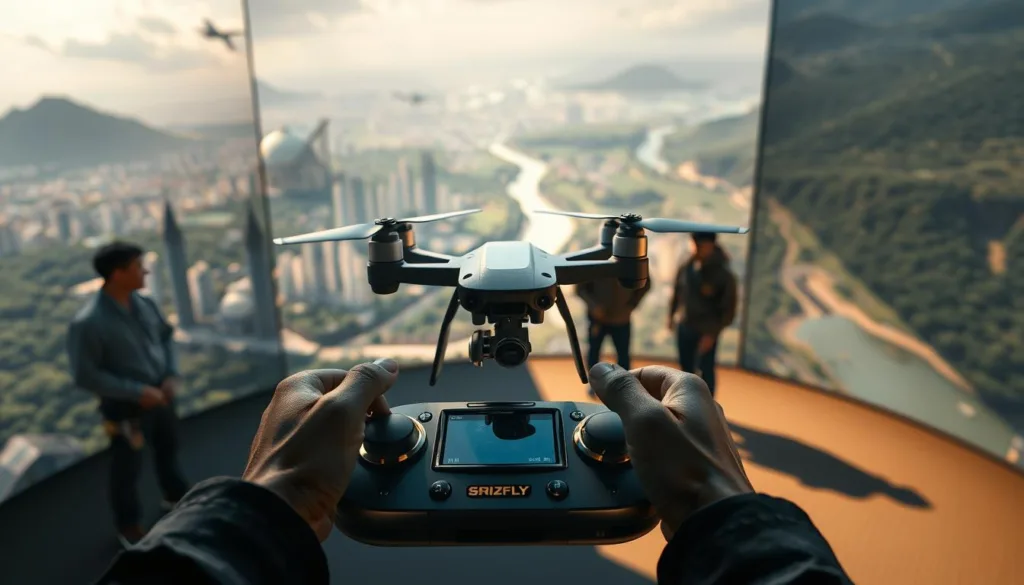 simulation de vol de drone pour la formation