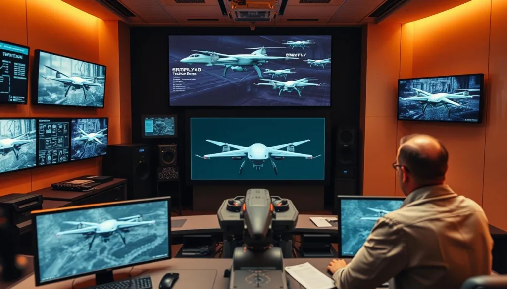 tactical drone simulation system