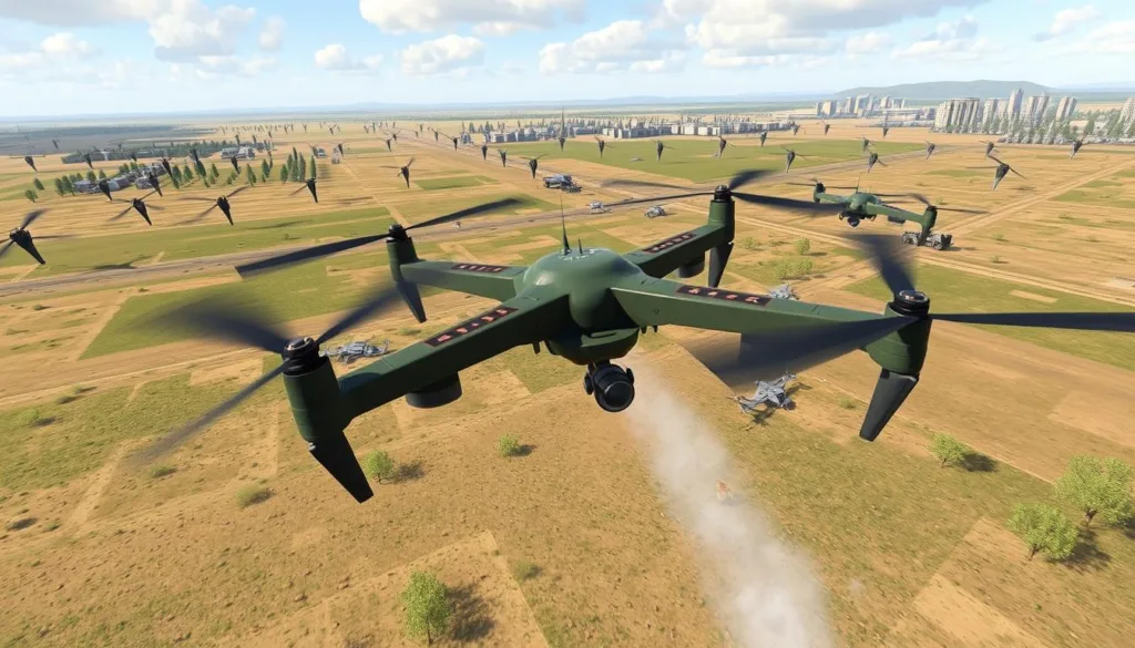 VelociDrone военный симулятор