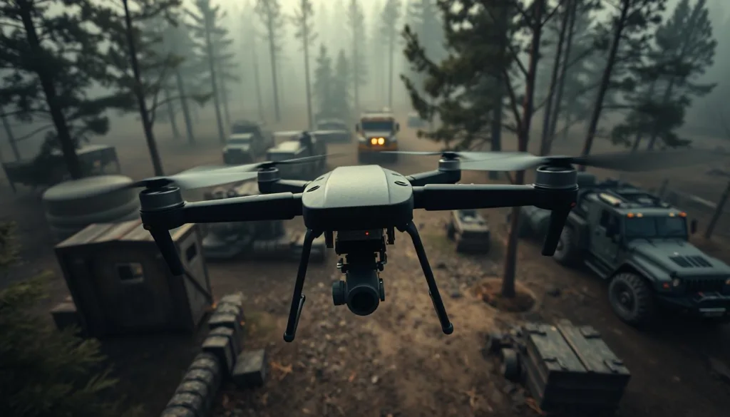 симуляция боевого применения FPV-дронов