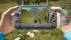 Insulator string for left phase jumper wire