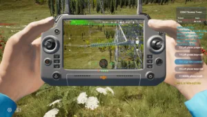 Insulator string on left phase large side