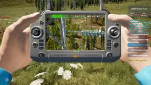 Insulator string on middle phase small side