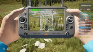 Jumper insulator string on right phase